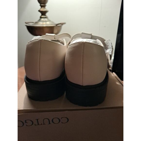 Coutgo Girls Mary Jane Shoes Size 12 Off White - Picture 5 of 9